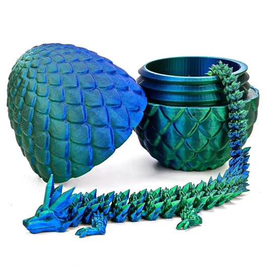 1/2PCS 3D Printed Dragon Egg