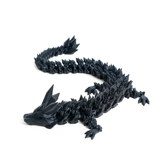 3D Printed Crystal Chinese Dragon