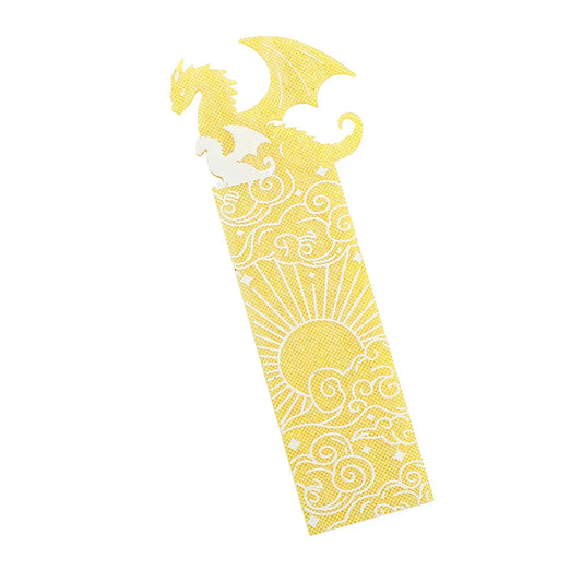 Goth Fourth Wings Dragon Cloud Sun Bookmark