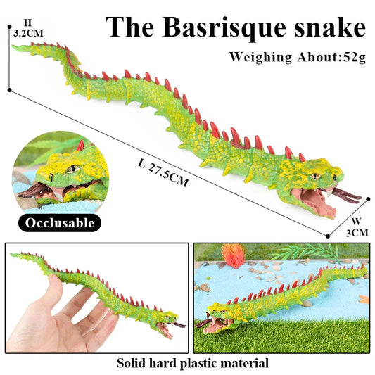 Oenux Simulation Dinosaur & Fantasy Creature Figures – Bayala Dragon, Tree Monster, Bat Demon, Basilisk Model Toys