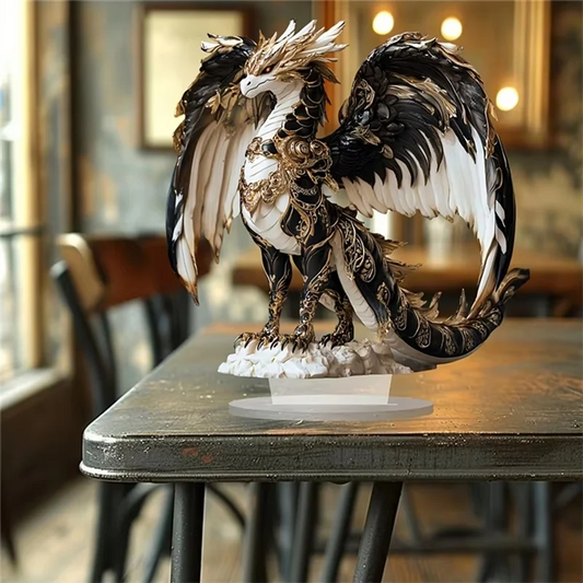 Fire Breathing Dragon Statue – Ideal for Studio or Display Case, Tabletop Decor & Perfect Gift