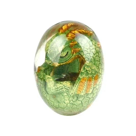 Resin Lava Dragon Egg Sculpture