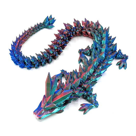 New 3D Printed Chinese Dragon – Fully Articulated Collectible Figurine | Creative Toy & Home Decoration