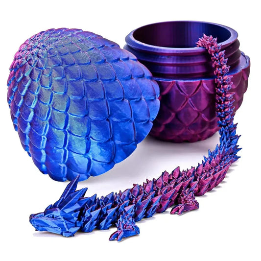 1/2PCS 3D Printed Dragon Egg
