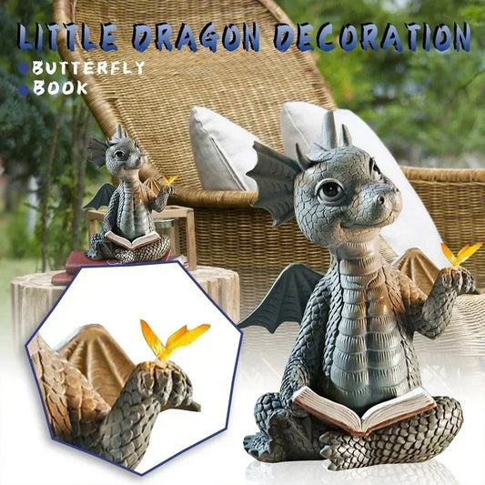 Dragon-Shaped Resin Giant Lawn Sculpture