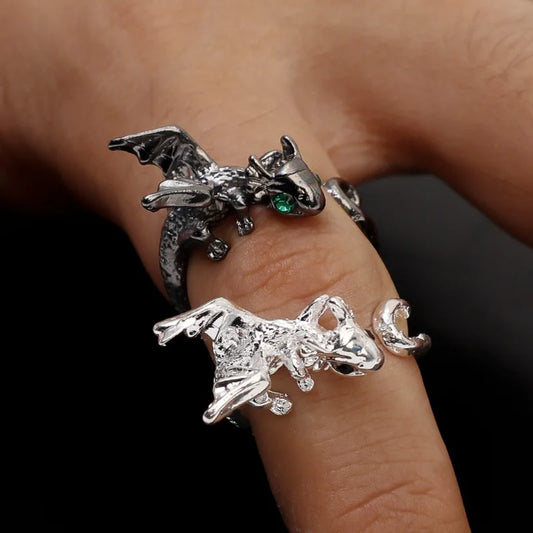 Vintage Dragon Rings