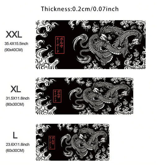 Japanese Art Dragon XL Mouse Pad