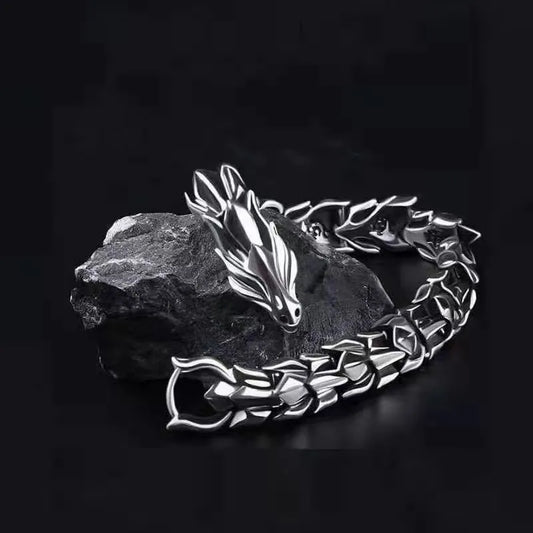 3-Color 20CM Men’s Viking Dragon Bracelet