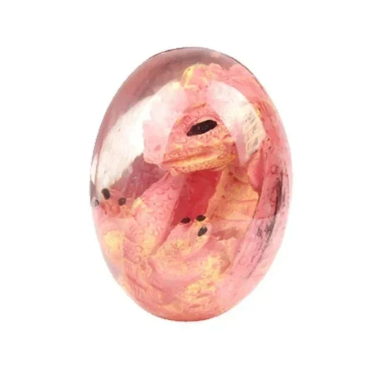 Resin Lava Dragon Egg Sculpture