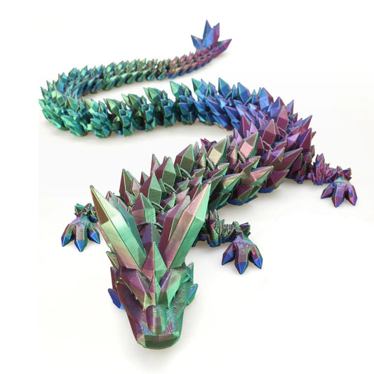3D Printed Luminous Crystal Dragon